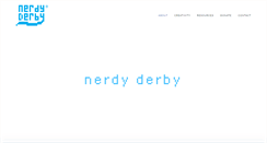 Desktop Screenshot of nerdyderby.com